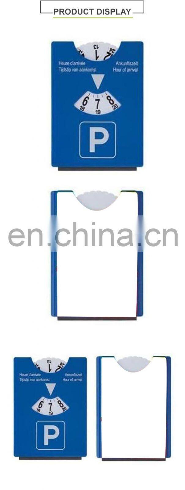 Cheap Customized Printing Parking Timer Cardboard Parking Disk