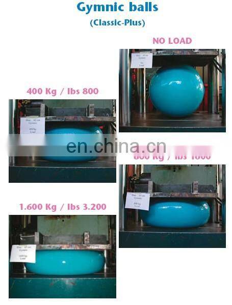 Customized color anti burst Massage yoga gym ball+hand pump