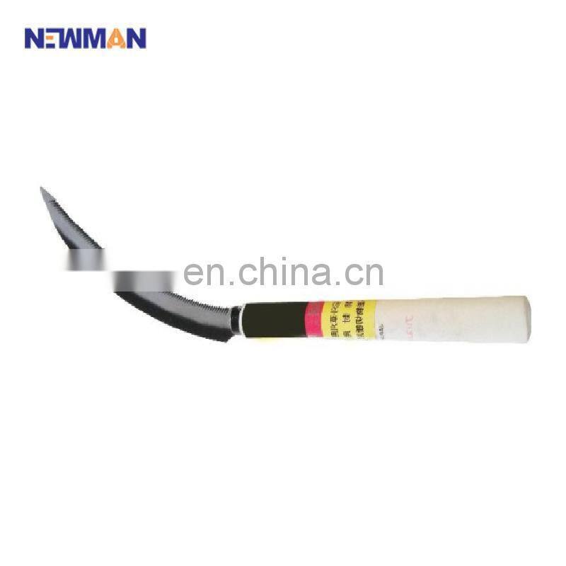 high carbon steel japanese hand scythe farm tool