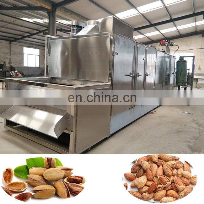 High Capacity Automatic Peanut Pistachio Hazelnut Almond Roasting Machinery Nuts Roaster Machine