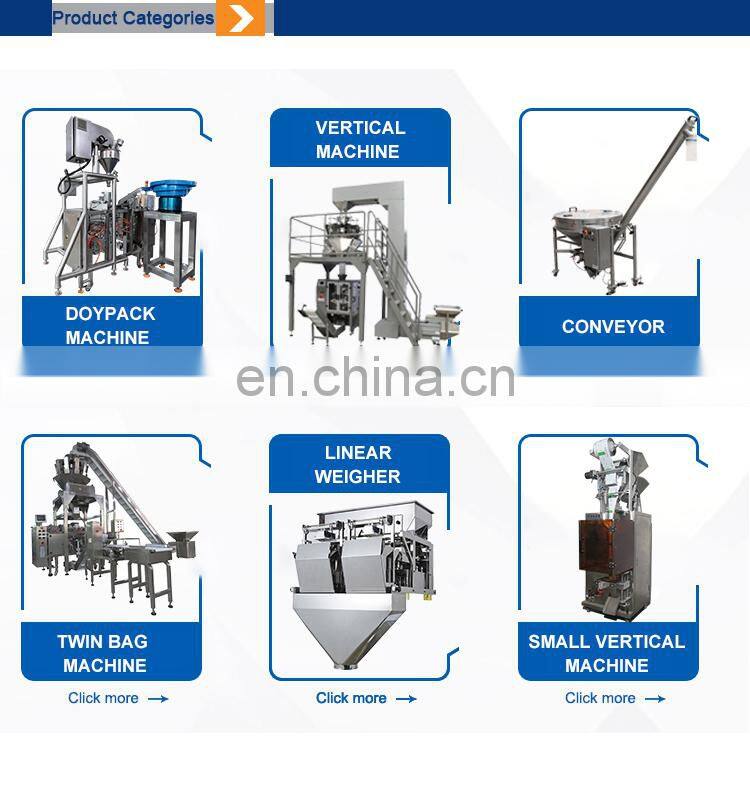 Automatic Multi head weigher vffs Screw Food Popcorn Silica Gel Packaging Machine Price