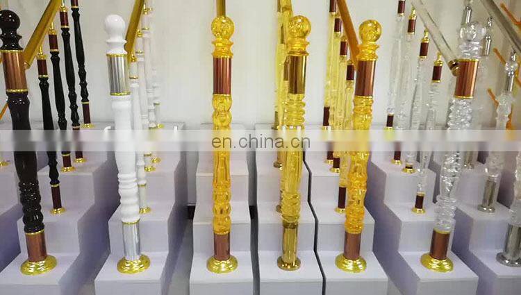 High Transparency Clear Stair Handrail Railings Pillars,Acrylic Stairs Baluster,Crystal Glass Stair Handrails
