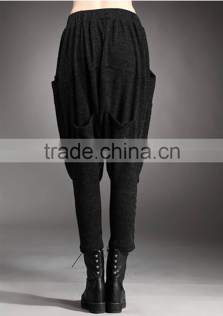 Women Yoga Pants Ladies Harem Yoga Sport Pant Trousers Belly Dance Elastic Waist Boho Wide Leg Pants