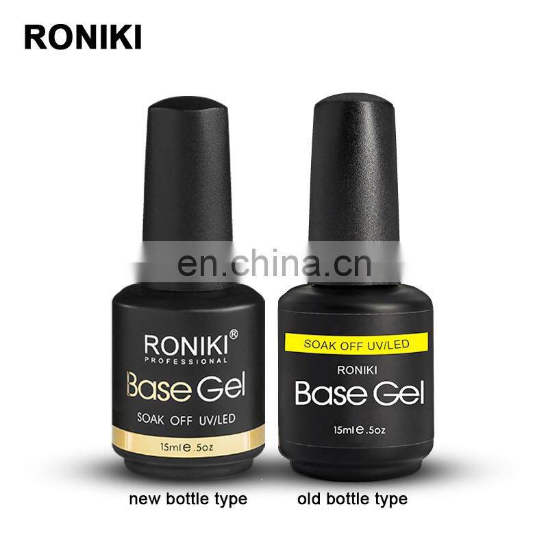 RONIKI New Brand UV Gel Nail Polish Base Coat Top Coat Gel Nail Polish Color Clear