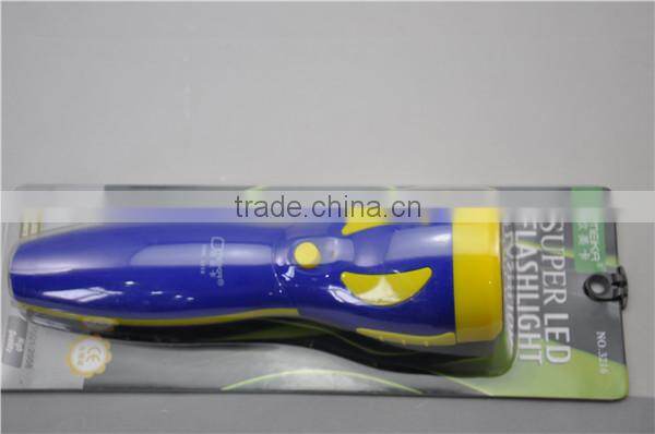 rechargeable torch plastic led flashlight torch