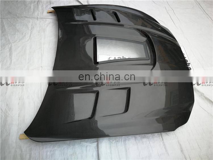 Carbon fiber hood bonnet for Maserati Quattroporte glass and carbon fiber material bonnet for Maserati Quattroporte tuning parts