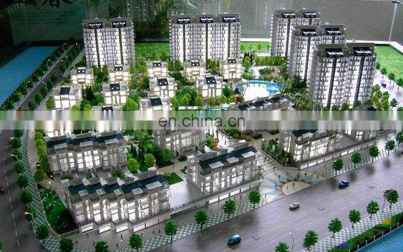 Model one piece miniature city models indian real estate