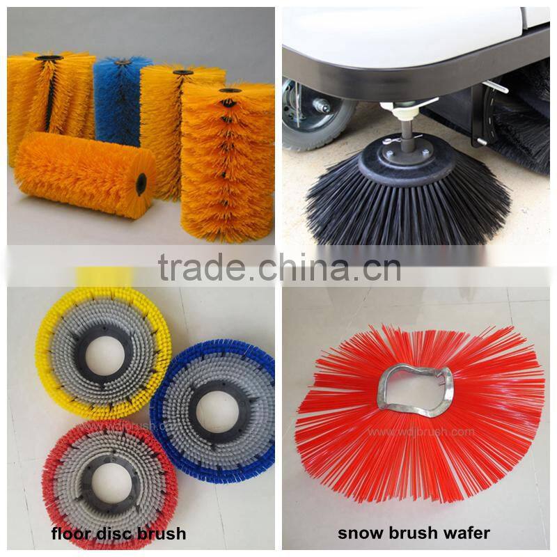anhui Mixturer poly and wire sweeper brush Bobcat sweeper brusher