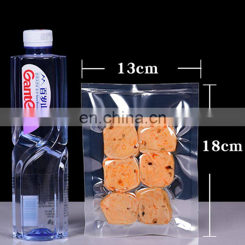 Fast delivery factory direct sale food grade PA/PE plastic packaging embossed vacuum sealer bags for food