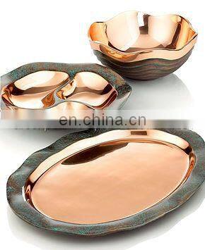 aluminium raw cast gold colour bowl