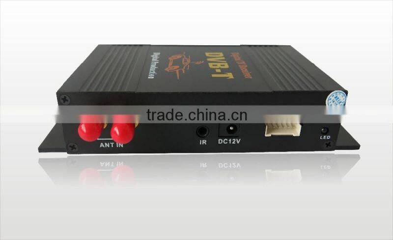 Car Factory HD 140-190KM/H 2 Tuner Car DVB-T MPEG-4,HD 140-190KM/H Digital TV Receiver DVB-T,DVB-T Set Top Box,DVB-T Dual Tuner