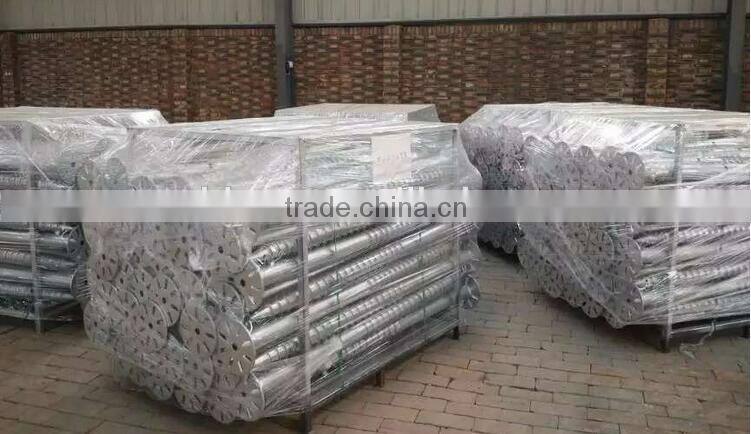 Custom made solar ground screw