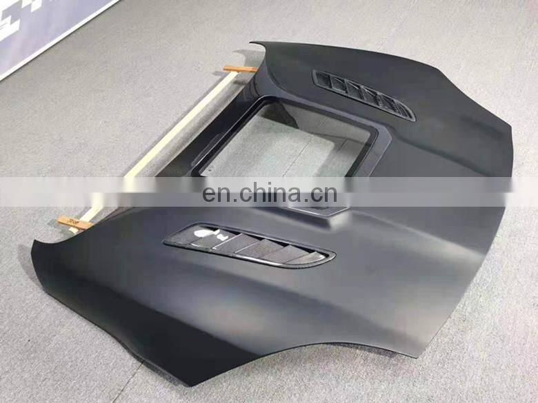 Runde New Arrival Resin Or Carbon Fiber Material For Jaguar F-type Modify IMP Style Transparent Hood Engine Bonnet Hood Cover