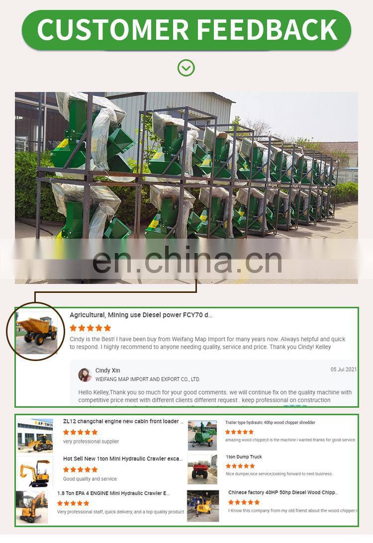 Big chipping capacity high efficiency BX62R BX92R, pto Log Timber Wood Branch Chipper Shredder