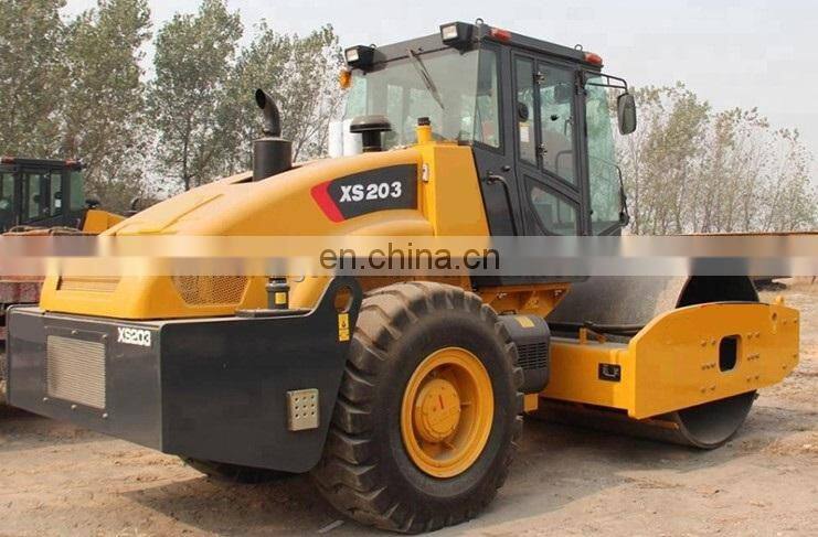 20 ton road roller single drum full hydraulic system compactor XS203