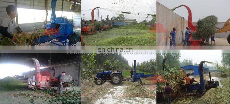 Grass Rice Straw Cow Feed Chaff Cutter For Animal Fodder Chaff Cutter Grinder Combined Machine