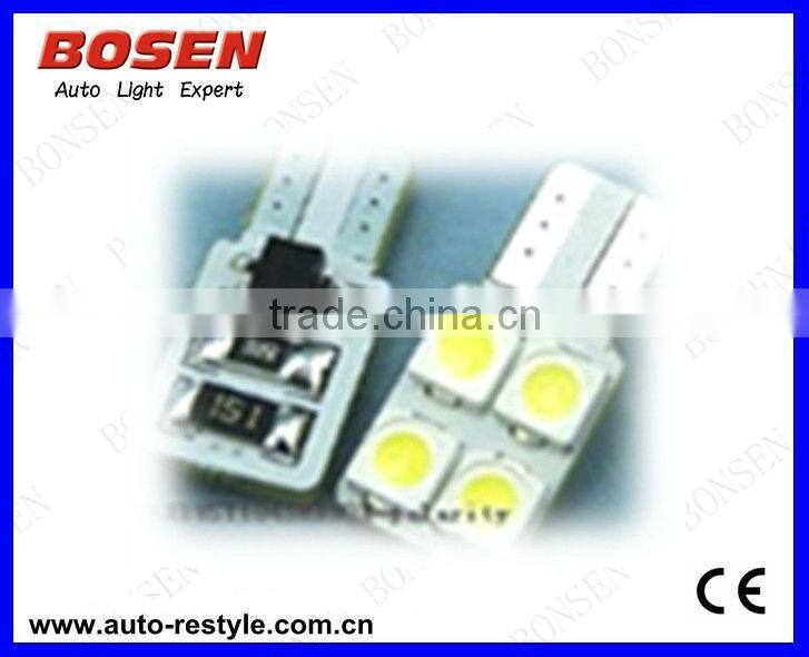 2013 non-polarity Canbus LED lamps T10-8SMD-3528-CB