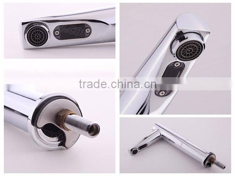 2016 Popular Long Neck Sink Automatic Shut off Faucet in United States
