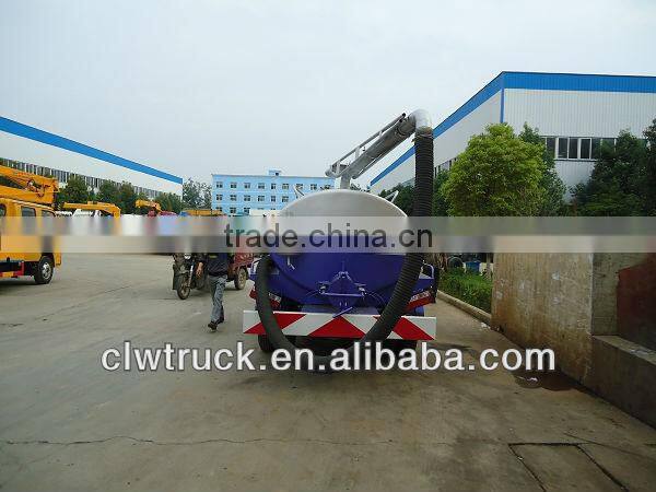 DFAC 3000L to 4000L mini fecing suction truck for sale
