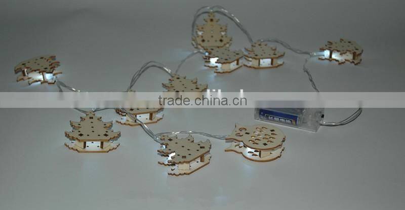 2016 most popular wooden christmas decorations, christmas led string lights, home decoration light string