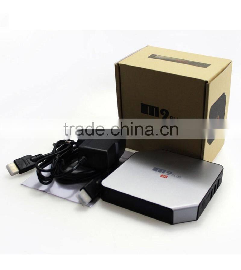 2016 New Kodi Full Loaded Internet Android TV Box 2GB RAM 16GB ROM S905 Quad Core M9 Plus TV Box