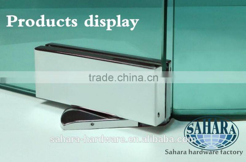 FT-540 best selling quality stainless steel zinc alloy patch fitting glass door top crank clamp