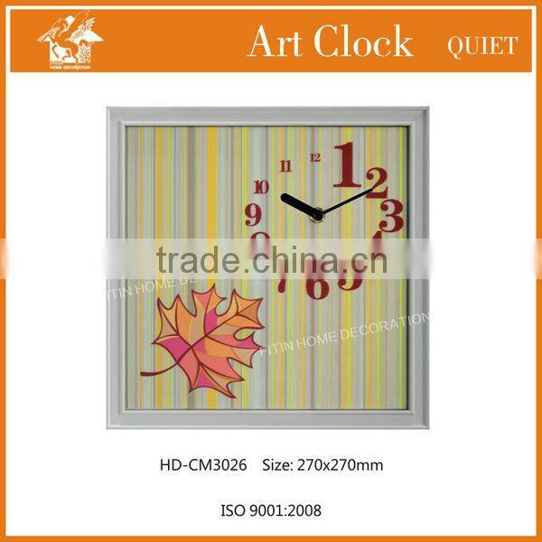 modern style handcraft art frame clock HD-CM3026