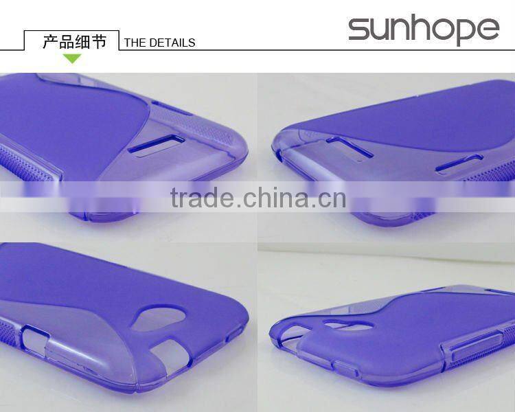 TPU gel soft case for htc one X cell phone case
