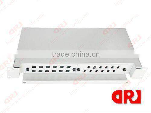 China shenzhen 24 ports FTTH SC/ LC /FC optical fiber patch panel
