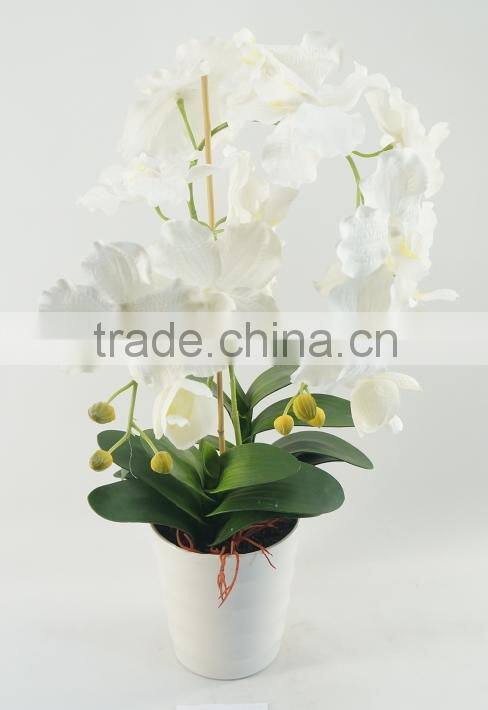Best selling artificial flower /wholesale orchid for indoor home decor Chinese supplier