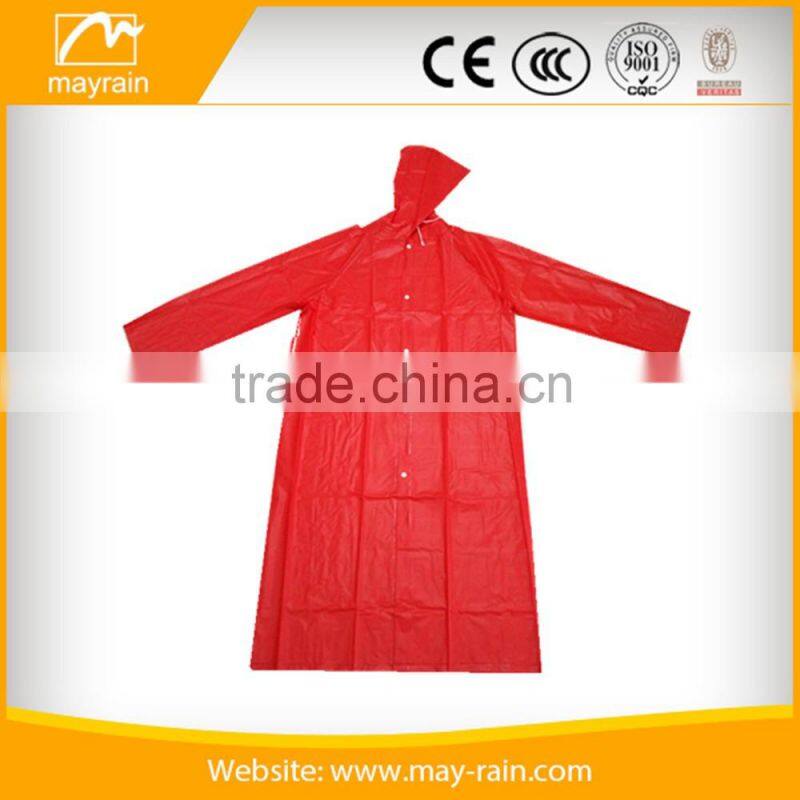 Promtional Adult Promotional or Advertising Factory Price PVC Raincoat