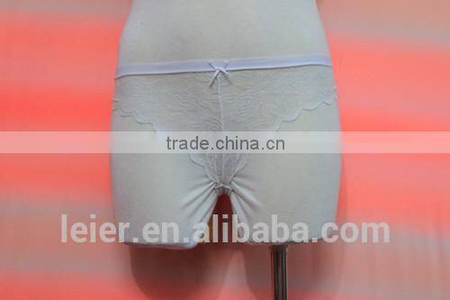 2015 hot sale fashion transparent lace G-string,