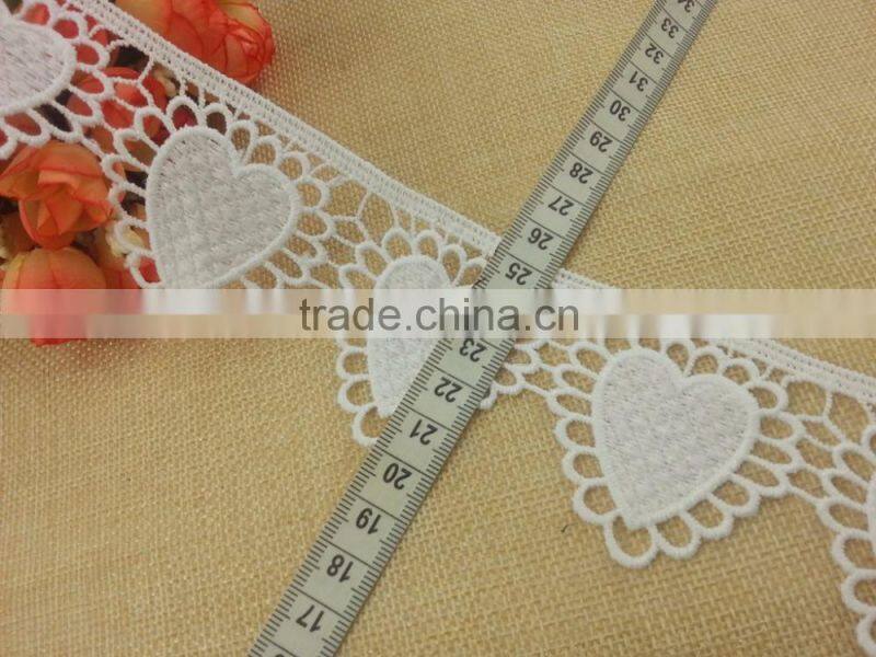 Fancy emboridery lace for ladies Sweater neckline --- H1665