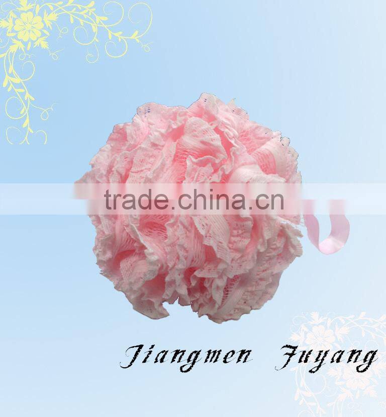 colorful bath shower sponge bathing scrubber 2014 ball