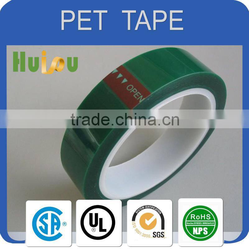 High Temperature Green PET Masking adhesive Tape for PCB Soldering