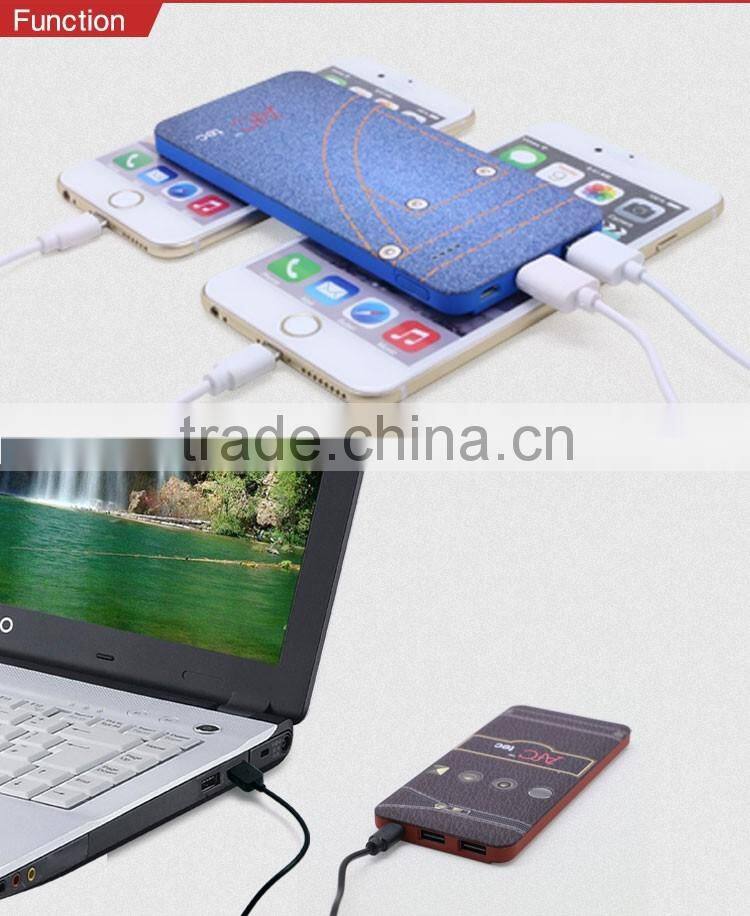 4000mAh free logo printing power bank mobile charger