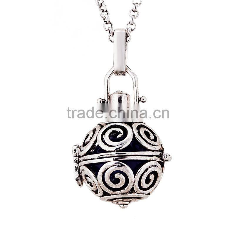 OEM Gold Filigree Cage Pregnancy Necklace