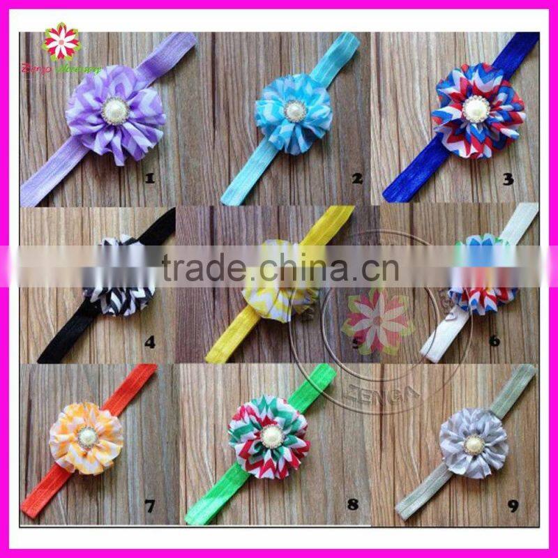 Bow lace headband, lace elastic headband, elastic lace headband