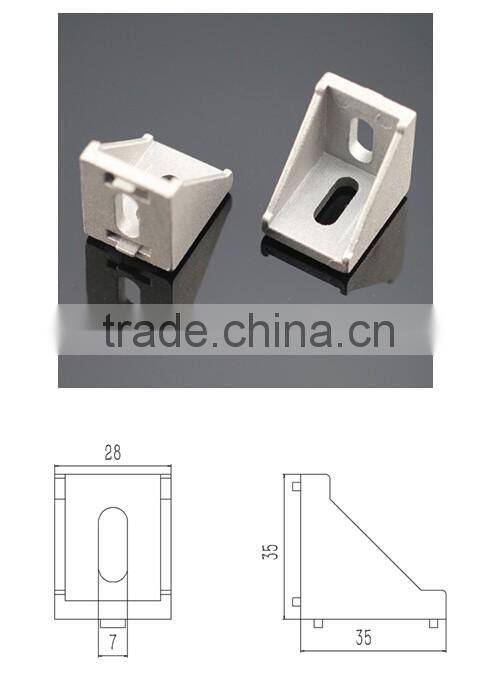 2016 new comming Aluminum T-Slot Hardware die-casting bracket