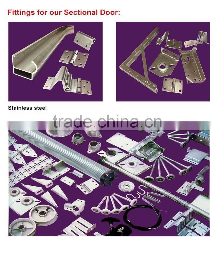 Wooden color garage door panels with liftmaster garage door opener/residential sectional garage door