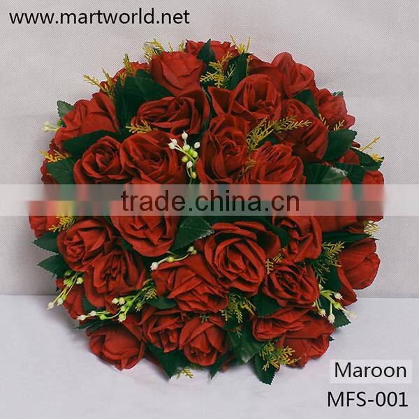 2016 artificial flower for wedding artificial flower Decorative rose bouquet for home,hotel,party,wedding decoration(MFL-001)
