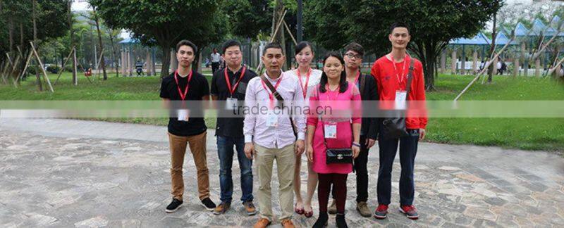 Cloth shop glass reception desk with LED light inside