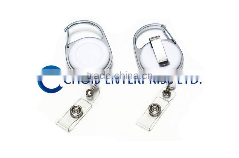 Cheap Custom Retractable Badge Reel with Swivel Alligator Clip