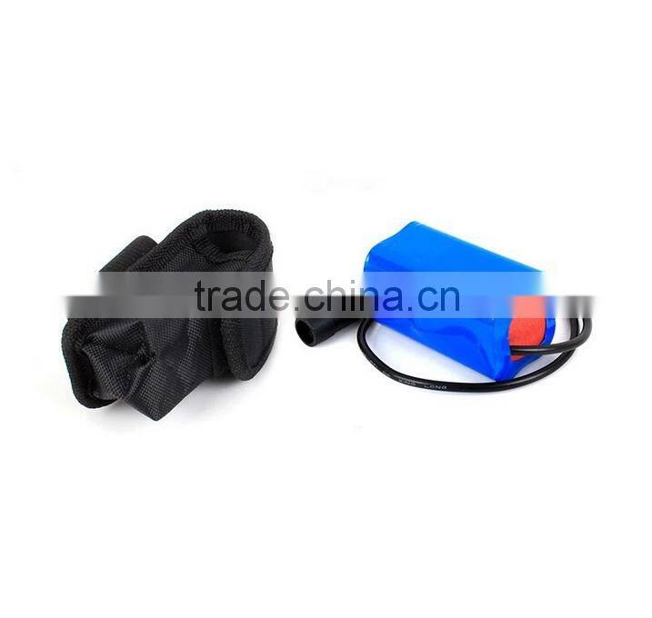 7.4V/4000mAh 18650 li ion rechargeable battery for head lamp, front light, LED lighting