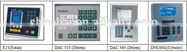 QC12Y 6X2500 popular sold MD11-1 NC control automatic shearing machine