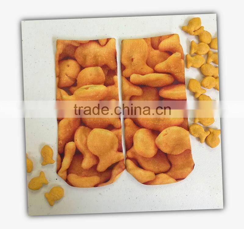 fashion wholesale anklet high quality 3d digital full print colorful ankle socks sports unisex custom hot sale stretch spandex