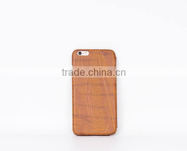 For iphone6 holder flip cover ultra thin leather case
