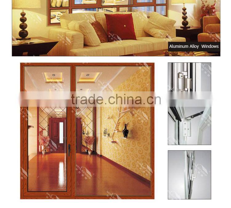 The latest residential design aluminum double-layer glass sliding door