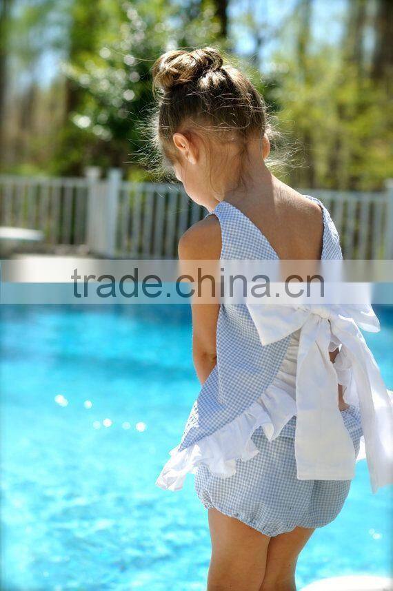 New arrival kids swing set outdoor swing set single Toddler ruffle top western girls clothing ruffle bloomer