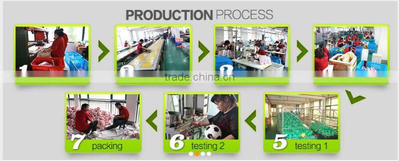 PVC machine-sewn custom soccer balls